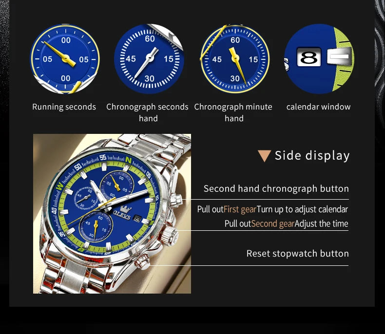 Relógio Olevs Compass